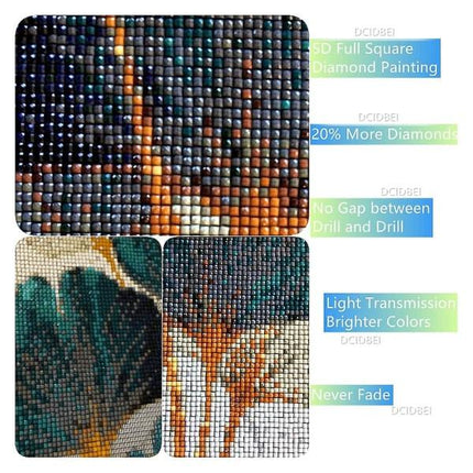 (40x30cm) Square Diamond Painting 5D DIY Square Diamond Painting.