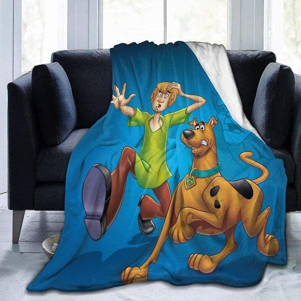 S-coo-by-doo Soft Fleece Blankets for Sofa, Bed, Couch Luxurious Warm Blanket for All Seasons for Teens -x187 50x40in 125x100cm.