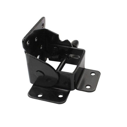 4 pcs Folding Table Hinge Furniture Leg Hinge Self-Locking Hinge Foldable Support Hinge Black M.