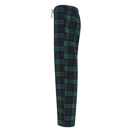 SF Minnie Kids Tartan Lounge Pants Navy Green Checks Size 9-10 Years.