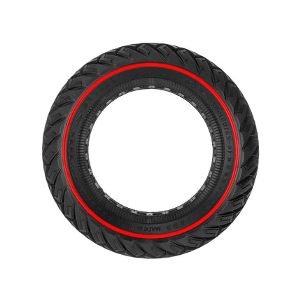 10-inch 10*3 off-road solid tire 255×80 non-slip explosion-proof tire 80/65-6 airless honeycomb tire Black Tire only.