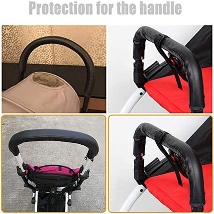 2 pcs universal stroller handle covers.