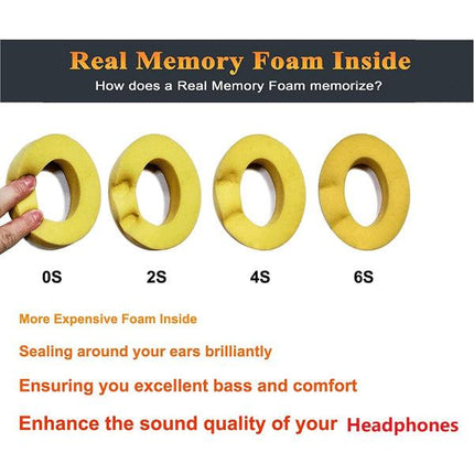 Compatible with Beats Solo 2 Solo 3 Replacement Ear Pads White CDQ.