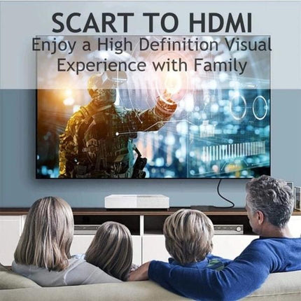 Scart to HDMI Converter, All-in-One SCART to HDMI Adapter, 1080P.