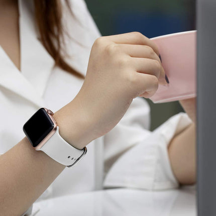 Compatible with Apple Watch Bands Series 8 7 6 5 4 3 Ultra SE 42mm 44mm 45mm, 3-Pack Black White Gray.