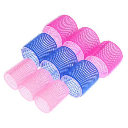 Self-Adhesive Hair Rollers 6pcs DIY Magic Hair Styling.