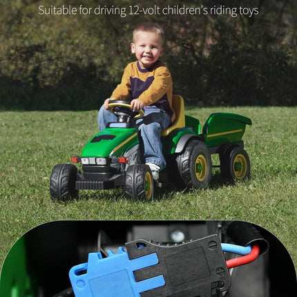 Power Wheel Adapter for Milwaukee M18 Battery, Peg-Perego Milwaukee Battery Adapter with Original Wire Harness Connector, DC Power Adapter Conversion for Peg-Perego Children's Riding Toys.