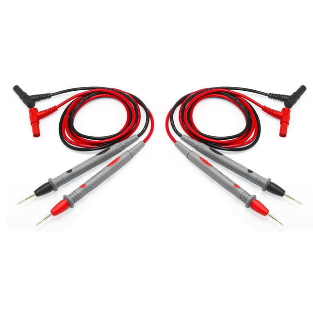 2 Pack 1000V 20A multimeter Leads, multimeter Leads & fluke Test Leads, black.