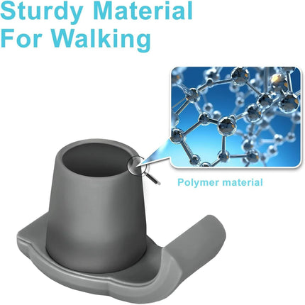 4 Pack Walker Skis Glides, Universal Walker Accessories for Seniors Mobility Aid Accessory.