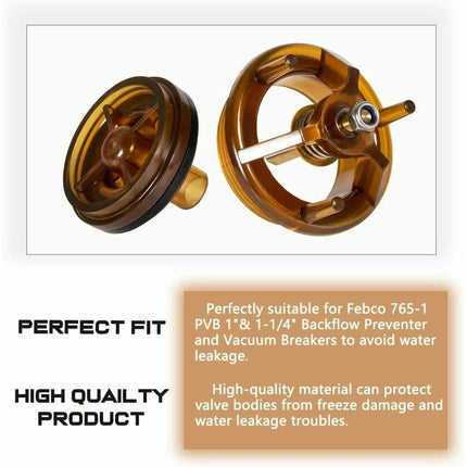Bonnet and Poppet Repair Kit Fit for FEBCO 765-1 Inch & 1-1/4 Inch Febco Backflow Preventer and Pressure Vacuum Breaker Part 905-212 1 Pack.