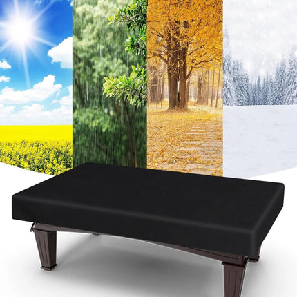 8 Feet Pool Table Cover, Waterproof & Dustproof 420D Oxford Cloth Billiard Pool Table Cover for Pool Table 8FT Fitted(Black).