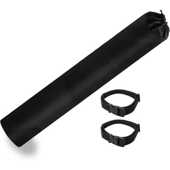 Jumbo Rug Storage Bag with 2 Buckle Straps for Tying, Large Drawstring Carpet Bag for Rugs up to 10×14 Ft, Rug Shipping Bags for Rug Moving Storage(28×142 Inch).
