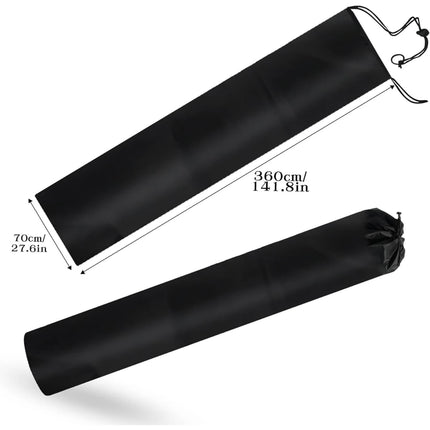 Jumbo Rug Storage Bag with 2 Buckle Straps for Tying, Large Drawstring Carpet Bag for Rugs up to 10×14 Ft, Rug Shipping Bags for Rug Moving Storage(28×142 Inch).