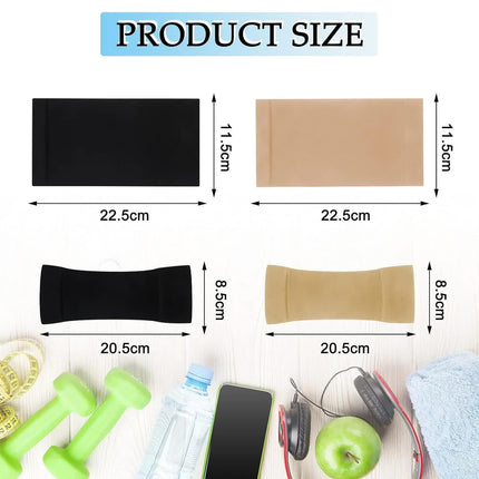 4 Pairs Slimming Arm Shaper and Thigh Slimmers Set, Elastic Compression Arm Shapers Upper Arm Sleeve Slimming Thigh Sleeves Thigh Wraps Slim for Women.