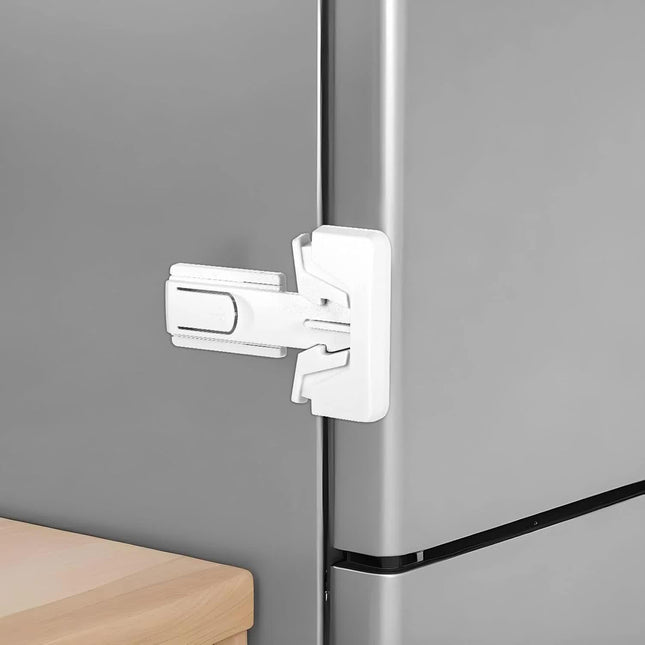 2 Pack Freezer Door Latches Refrigerator Lock Freezer Lock For Upright Freezer Refrigerator Fridge Freezer Door Lock Proof Refrigerator Lock Baby Safety Fridge Door Latch Locks For Kids Aging Seals.