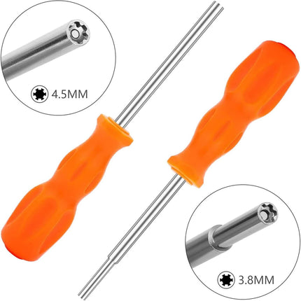 3 Pack Gamebit Security Screwdriver, 3.8mm and 4.5mm Security Screwdriver and 2.5mm Triwing Screwdriver for Super Nintendo, SNES, NES, N64 and GameBoy.