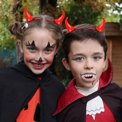 Devil Horns Hair Clips Red Horns Hair Clip Barrettes Demon Horns for Halloween Costume Cosplay Hair Accessories.