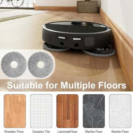 16-Piece Replacement Parts Kit for IRobot Roomba 505/405 Combo Robot Vacuum Cleaner, Main Brush ×1, Side Brushes ×4, HEPA Filters ×3, Cleaning Cloths ×4, Dust Bags ×4.