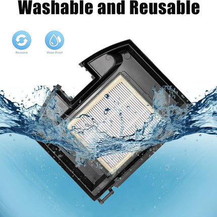 4 Pack HEPA Filters for Shark RV2310 Matrix Robot Vacuum Cleaner, Washable Filter Replacement Accessories.