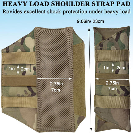 Soft Long Shoulder Strap Pad, Removable & Breathable & Thick Backpack Strap Pads for Bag Strap.