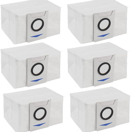 Dust Bags Spare Part for Ecovacs Deebot X1 X1 Plus T10 T10 Plus Robot Vacuum Cleaner Replacement Dust Garbage Bag Accessories (6 Pcs).
