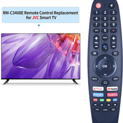 EC32V2HA EC40V2FA Replacement Remote for SANSUI, BLAUPUNKT, Caixun, ARRQW TVs - No Voice Function.