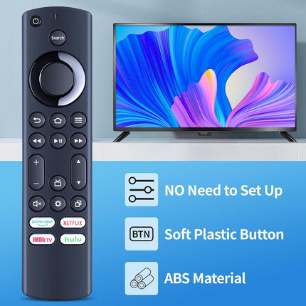 Replacement IR TV Remote Control for Insignia/Toshiba AMZ Smart TVs，Replace for NS-RCFNA-21 CT-RC1US-21 Remote.
