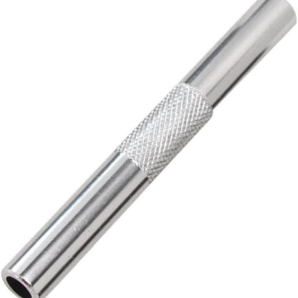 Portable Mini Straw Dispenser - Reusable Small Metal Straw Tube Drinking Set for Kitchen Outdoor Camping Travel Silver 2.24.