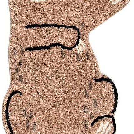 Cute Soft Small Sloth Shaped Mat for Bathroom,Showroom Bathmat,Non-Slip Bath Rugs,Play Carpet Area Rug for Kids,Photography Props (25.6X39.4'').