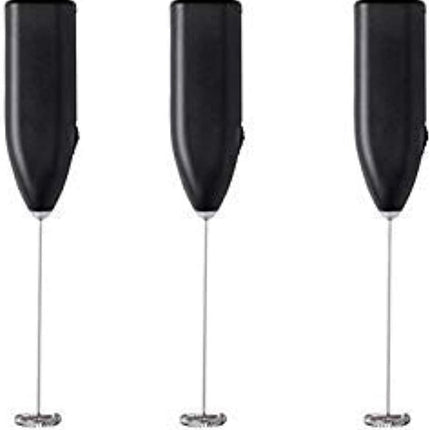Frother Milk Electric Black (3 Pack).