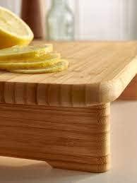 Chopping Board, Bamboo, Beige.