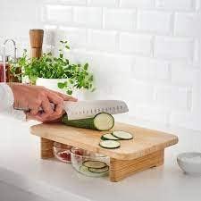 Chopping Board, Bamboo, Beige.