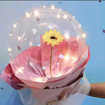 25 Pack Bobo Balloons, 24 Inch Clear Bobo Balloons, DIY Transparent Bubble Balloon for Wedding, Christmas, Birthday Party Decoration.