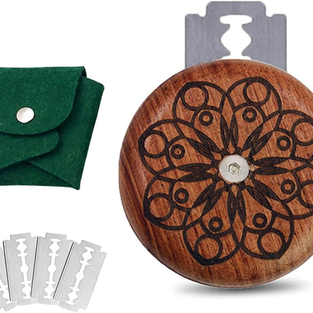 UFO Bread Lame Cutter for Homemade Sourdough Bread Bakers, Slashing Tool Cutting Bread Scoring Knife Razor Cutter, Great Gift for Artisan Bread and Baguette Makers(GREEN).