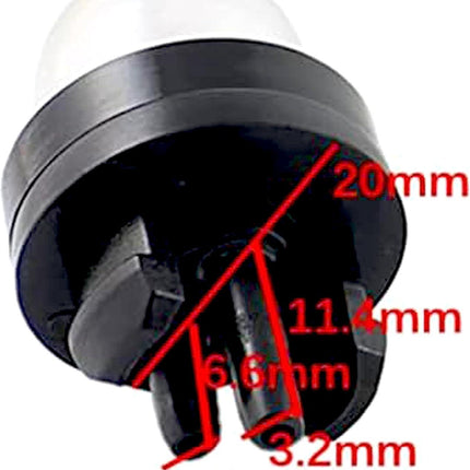 5 Pack 503936601 530047721 Snap in Primer Bulb for McCulloch 3210 3214 3216 3200 3205 Husqvarna Chainsaw 235 236 240 340 345 350 353 440 Poulan Echo R-yobi Homelite Chain Saw Purge Bulb.