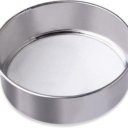 6 Inch Small Tamis, 18/8 60 Mini Fine Mesh Flour Sieve Flour Sifter Round Stainless Steel Flour Sieve.