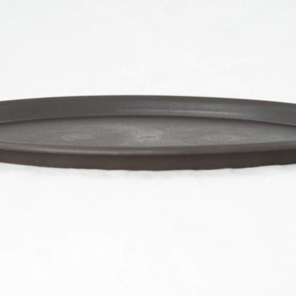Oval Plastic Brown Humidity/Drip Tray for Bonsai Tree & House Indoor Plant - Outside Dimension 12.5"x 8.75"x 0.5"- (1023).