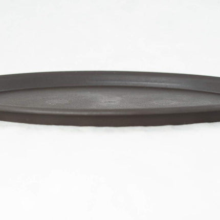 Oval Plastic Brown Humidity/Drip Tray for Bonsai Tree & House Indoor Plant - Outside Dimension 12.5"x 8.75"x 0.5"- (1023).