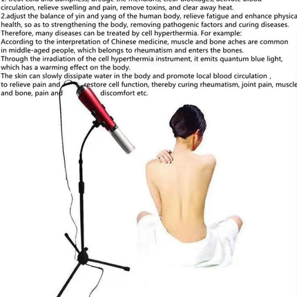 Terahertz Therapy Devices THZ Blower Wand Healthy Physiotherapy Plates Electric Heating Therapy Massage US Plug.