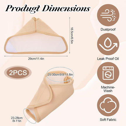 Castor Oil Pack Wrap for Ankle, Reusable Adjustable Feet Brace Reusable Castor Oil Cloth for Feet, Relief Gifts for Men Women Mom Dad Wife.