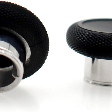 PartEGG 2-pcs Short Concave Magnetic Analog Thumbstick Replacement for Xbox Elite Wireless Controller Series Gen 2 1797 Standard Height Sticks (Black).