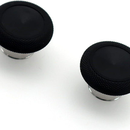 PartEGG 2-pcs Short Concave Magnetic Analog Thumbstick Replacement for Xbox Elite Wireless Controller Series Gen 2 1797 Standard Height Sticks (Black).
