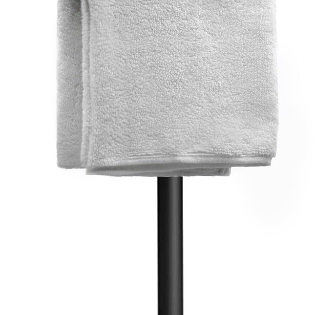 Hand Towel Holder Stand for Bathroom Vanity Countertop Matte Black T-Shape Towel Bar Rack Stand Towel Bar for Bathroom Kitchen  Matte Black    Matte Black.