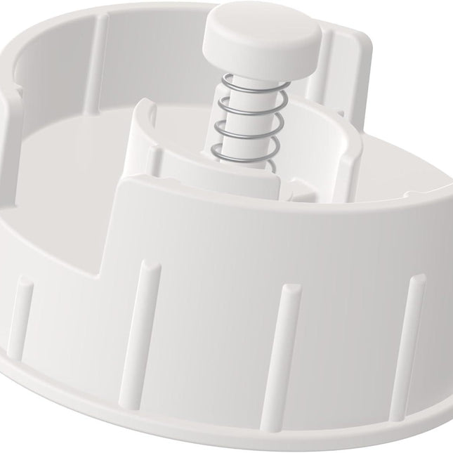10pcs Narrow Baby Bottle Caps for Dr Brown & Medela Bottles, BPA Free Travel and Storage Baby Bottle Lids Replacement Parts with Sealing Gasket for Ameda Baby Bottles Accessory (White)  White    White.