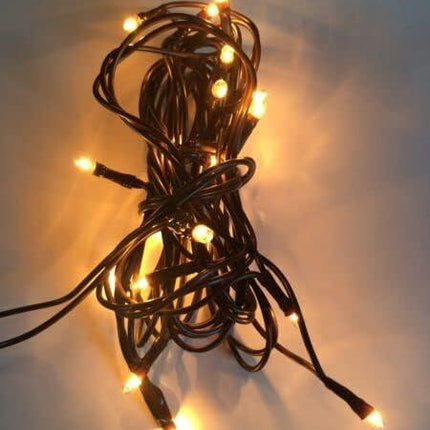 for 20ct Count Teeny Tiny Rice Light Set String Brown Wire Cord Primitive Craft Farm Seasonal Ornaments Home Décor Brown.