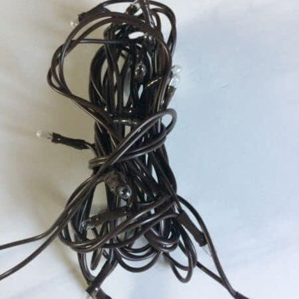 for 20ct Count Teeny Tiny Rice Light Set String Brown Wire Cord Primitive Craft Farm Seasonal Ornaments Home Décor Brown.