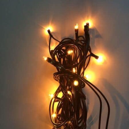 for 20ct Count Teeny Tiny Rice Light Set String Brown Wire Cord Primitive Craft Farm Seasonal Ornaments Home Décor Brown.