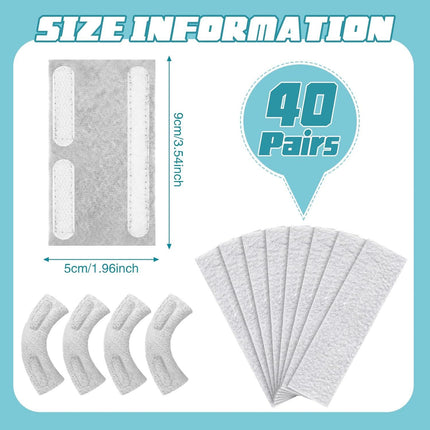 40 Pack Nasal Cannula Ear Cushions Soft Oxygen Covers Tubing Ear Pads Comfort Cannula Wrap for Oxygen Users to Prevent Cheek Indentation Discomfort.