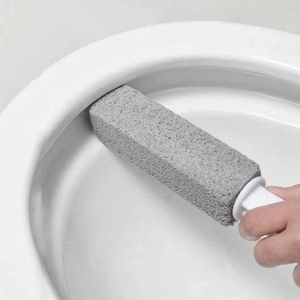 Pumice Toilet Brush Household Toilet Bowl Cleaning Limesc - Gray 3.8*3.8*23.5CM.