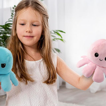 Reversible Octopus Plush Toy.